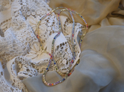 Sterling Rainbow Gem Tennis Necklace