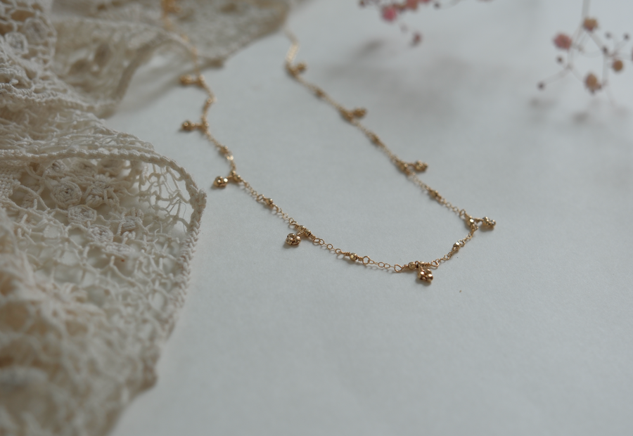 Gold Filled Raindrop Necklace