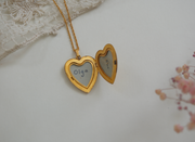 Olga Antique Heart Locket