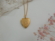 Olga Antique Heart Locket