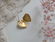 Whitney Antique Engraved Heart Locket