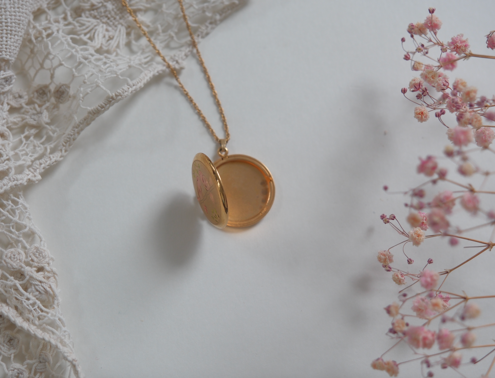 Love Birds Antique Locket