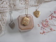 Clara Multi-Tone Floral Hexagon Locket