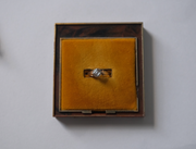 14K Yellow Gold & Platinum Diamond Ring (5.75)