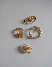 Vintage Pearl, Swan Brooch Set - Stone Cooper