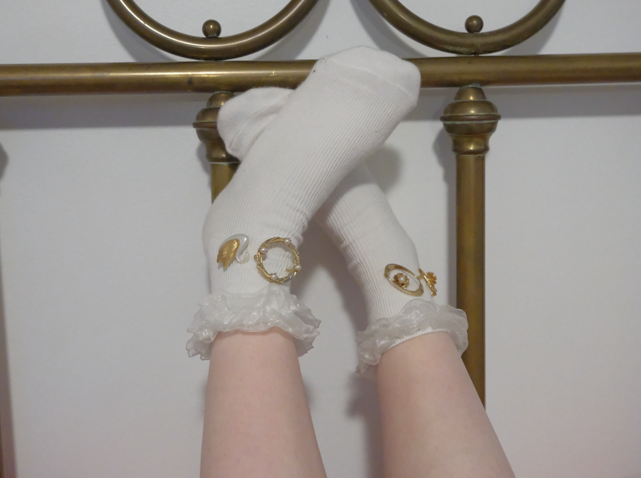 Vintage Pearl, Swan Brooch Set - Stone Cooper