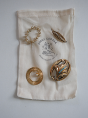 Vintage Garden Brooch Set - Stone Cooper