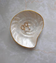 Pearl Sunbeam Hoops - Stone Cooper