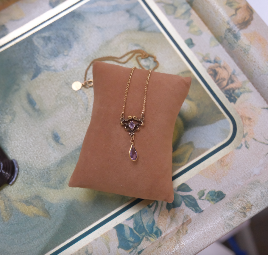 Thelma Antique Festoon Necklace - Stone Cooper