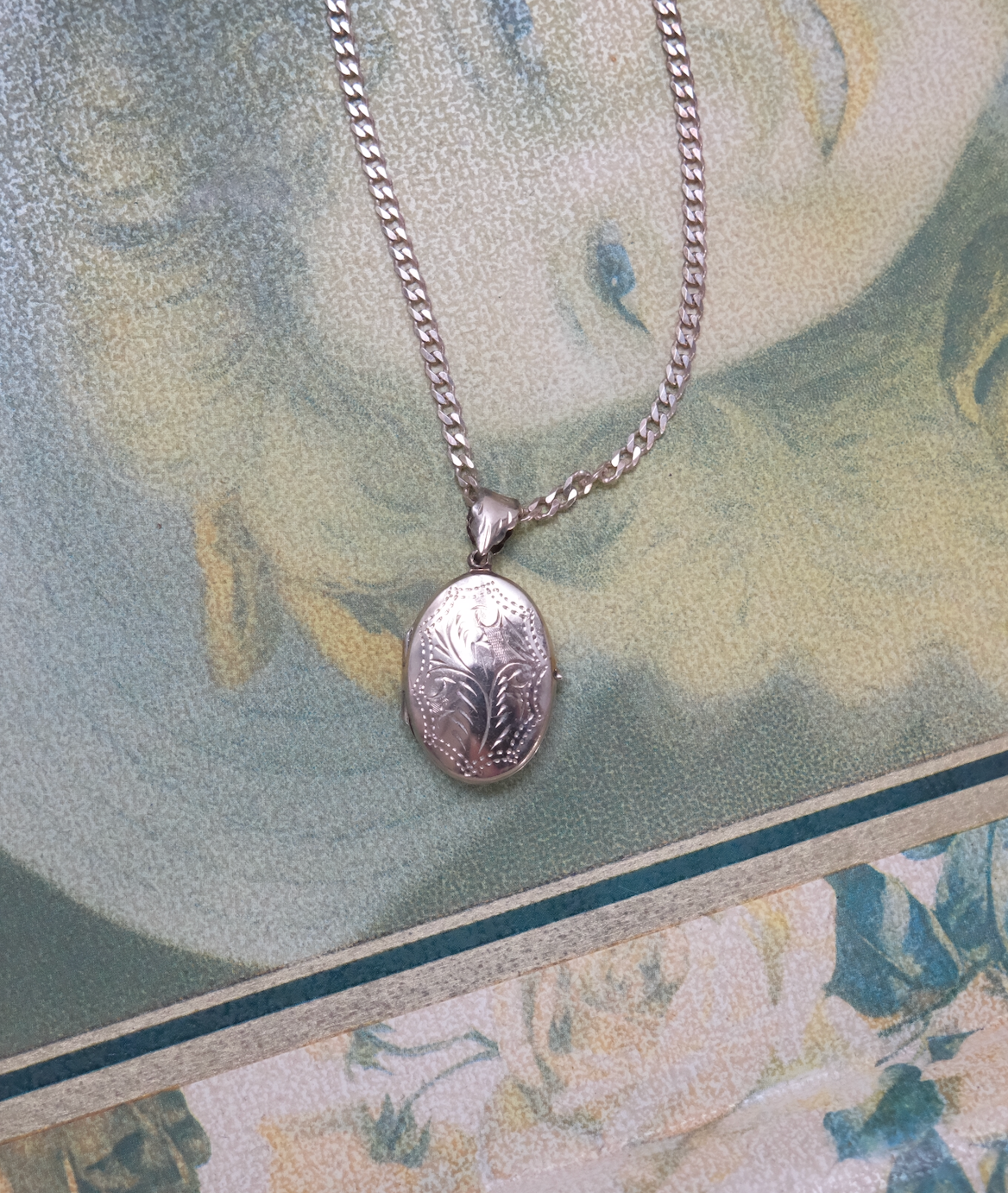 Louisa Sterling Locket - Stone Cooper