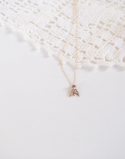 Antique Seed Pearl Bug Necklace, 14K - Stone Cooper