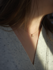 Antique Seed Pearl Bug Necklace, 14K - Stone Cooper