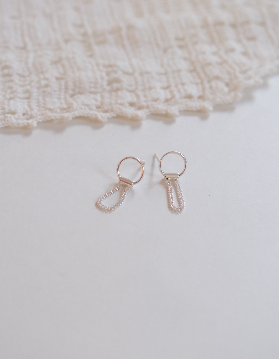 Sterling Waterfall Earrings - Stone Cooper