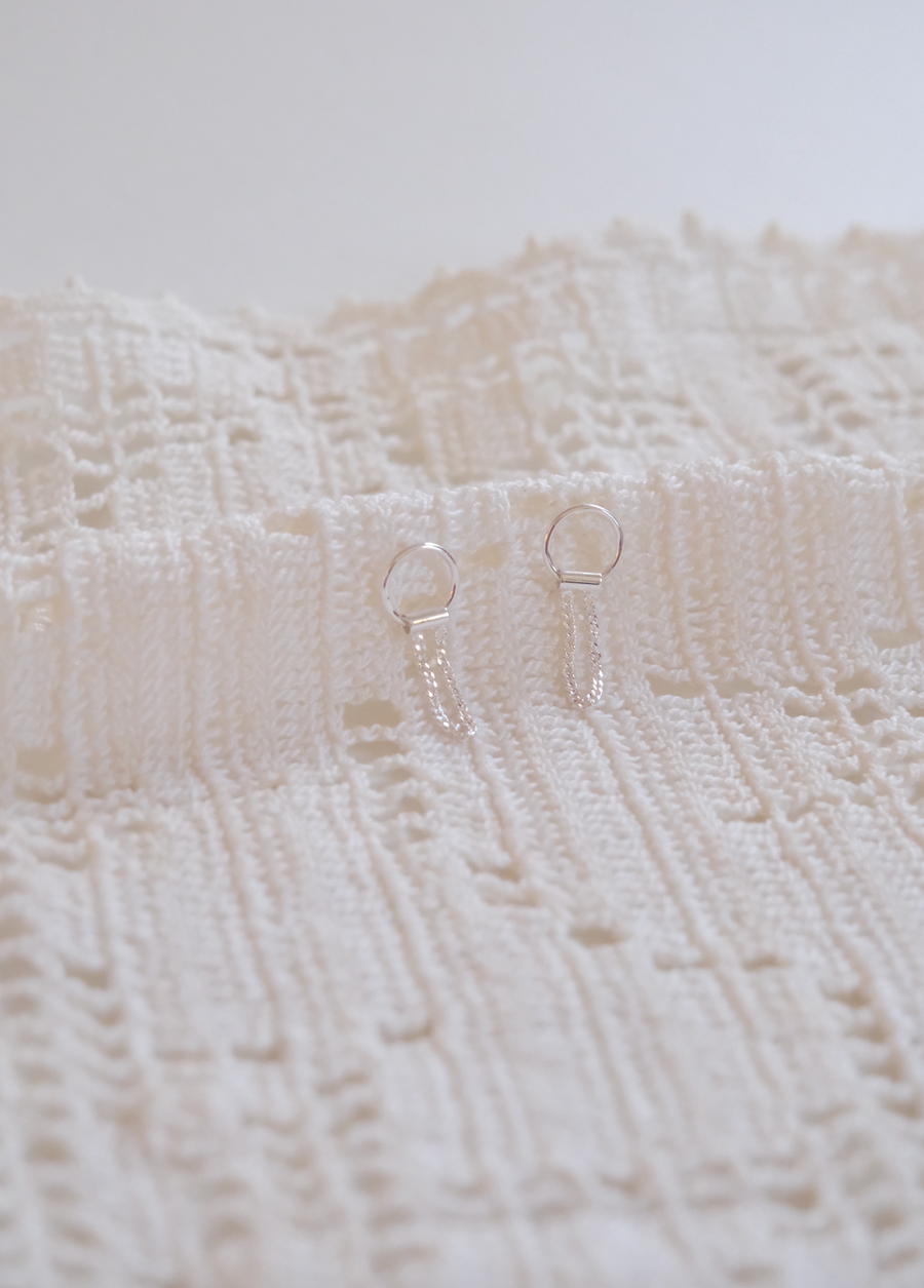 Sterling Waterfall Earrings - Stone Cooper