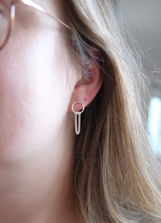 Sterling Waterfall Earrings - Stone Cooper