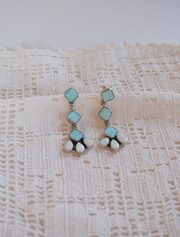Opal Petal Earrings - Stone Cooper