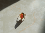 Coral Cameo Ring 10K (7.25) - Stone Cooper