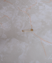 14K Gold Safety Pin Charm Holder/Link - Stone Cooper