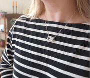 Sterling Herkimer Helly Necklace - Stone Cooper