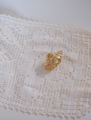 Gold Shell Mini Claw Hairclip - Stone Cooper