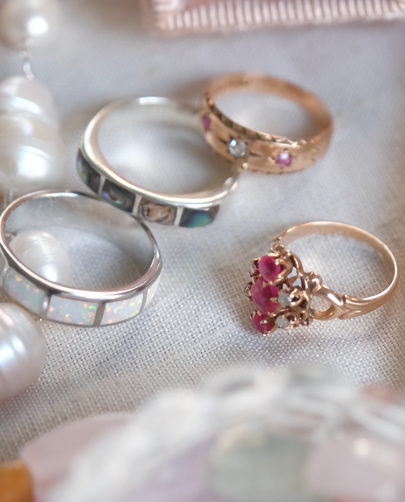Abalone Chicklet Ring - Stone Cooper