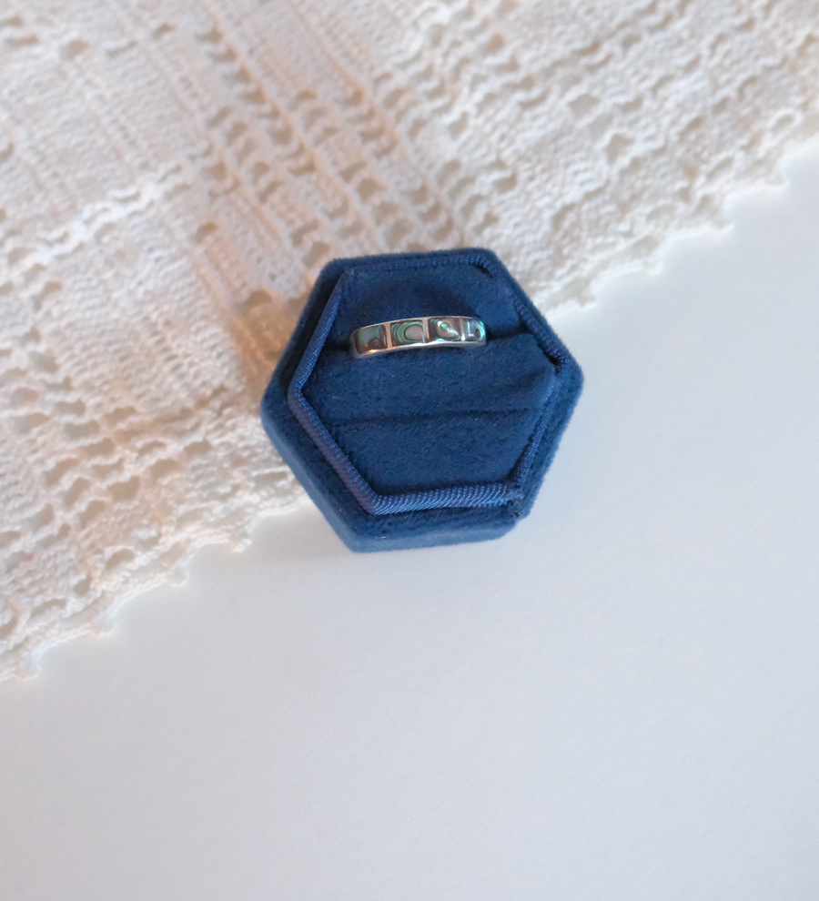 Abalone Chicklet Ring - Stone Cooper