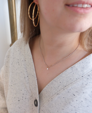 Crocheted Pearl, Gold-Fill Necklace - Stone Cooper