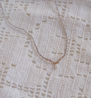 Crocheted Pearl, Gold-Fill Necklace - Stone Cooper