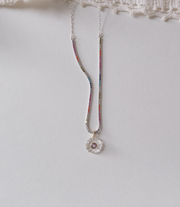 Carved Quartz, Amethyst Rainbow Tennis Necklace - Stone Cooper
