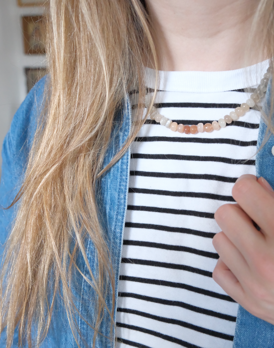 Ocean Moonstone Necklace
