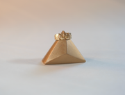 Retro Vintage 10K Gold Nugget Band (6.5)