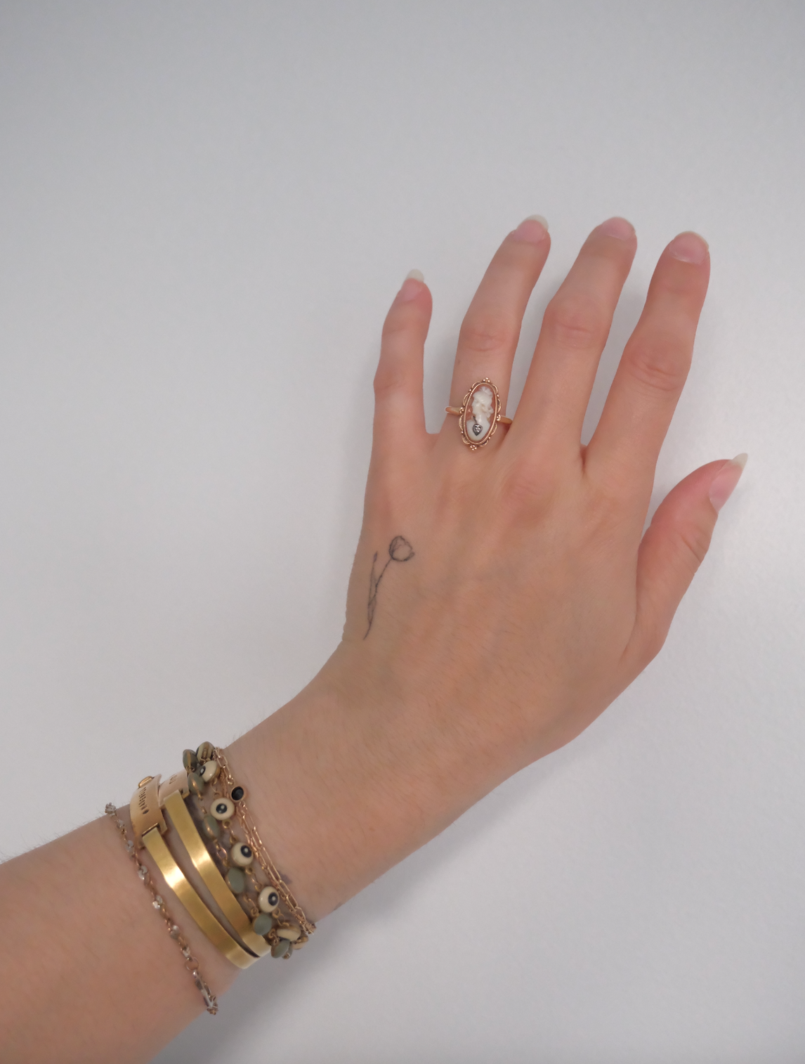 10K Cameo Diamond Ring (7)