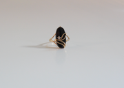 10K Vintage Onyx Diamond Ring (9)