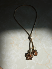 Midcentury Rose Lariat 12K GF