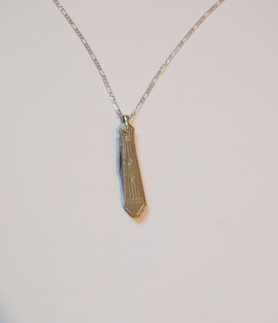 Ingrid Gold-Filled Pocket Knife Necklace