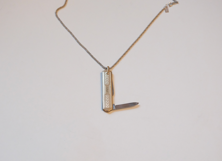 1947 Gold-Filled Pocket Knife Necklace