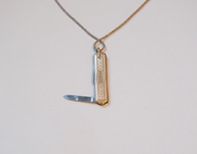 1947 Gold-Filled Pocket Knife Necklace