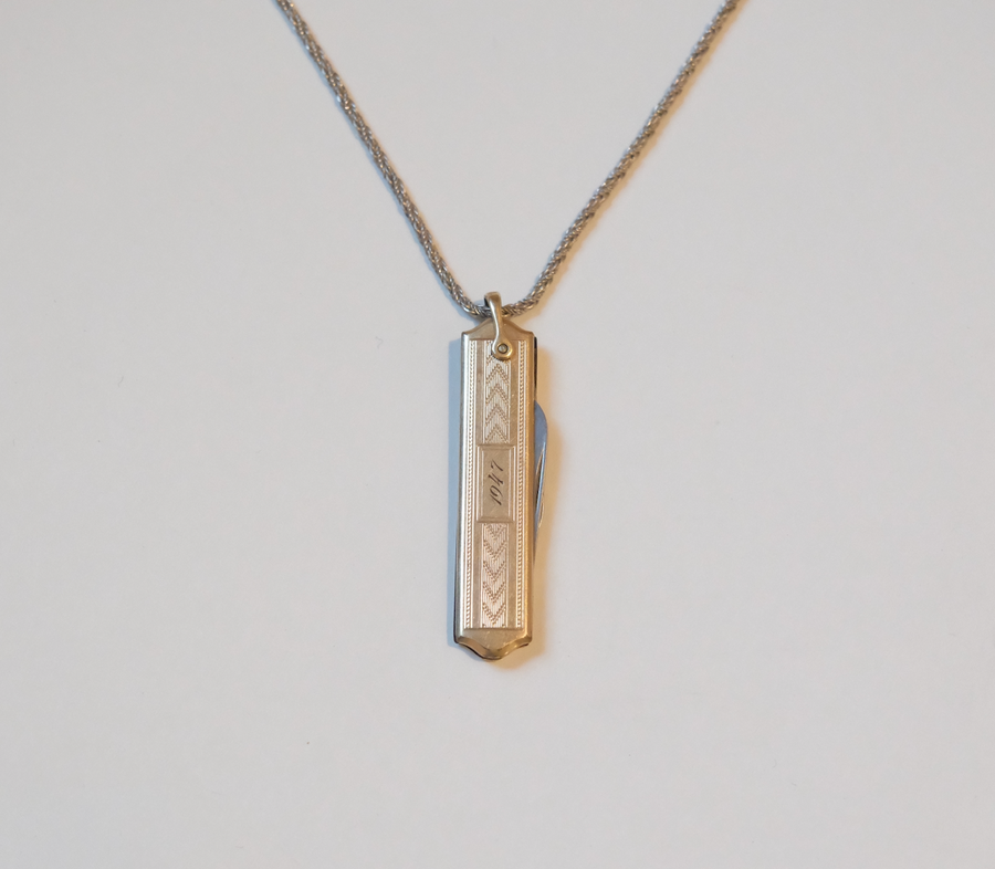 1947 Gold-Filled Pocket Knife Necklace