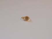 10K Vintage Diamond Signet (6.5)