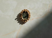Vintage Gold-Fill Nephrite Jade Brooch/Pendant
