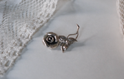1950s Sterling Beaucraft Rose Brooch