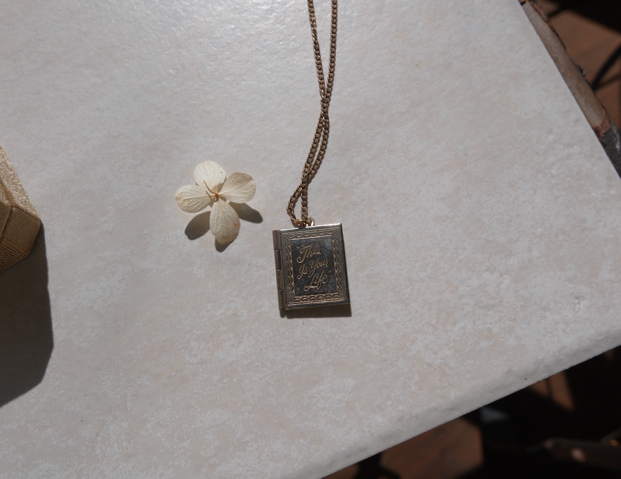 Walter 'This is Your Life' Book Locket - Stone Cooper