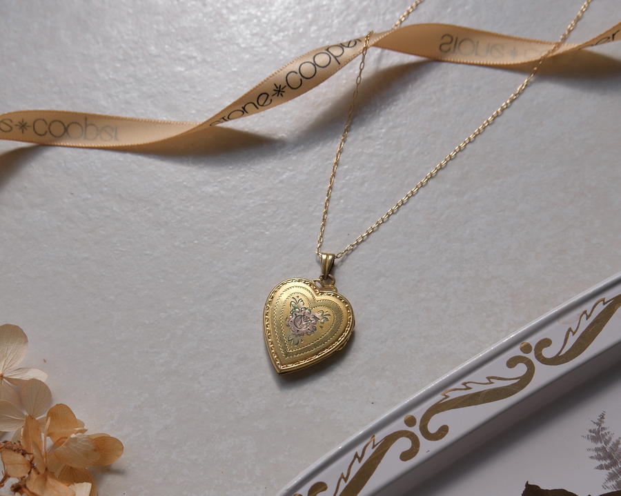 Donna Tricolor Sweetheart Locket - Stone Cooper