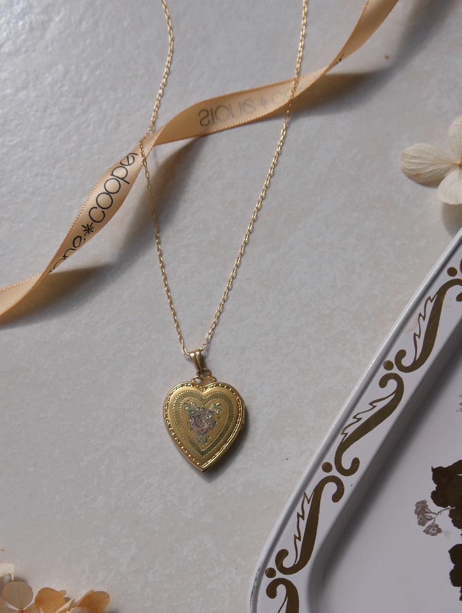 Donna Tricolor Sweetheart Locket - Stone Cooper