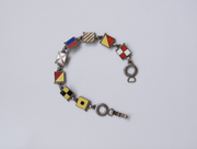 Solveig Nautical Flag Bracelet 'I Love You' - Stone Cooper