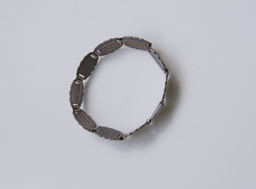 Madeline 'Forget-Me-Not" Bracelet, 1944 - "Always Thinking Of You..." - Stone Cooper