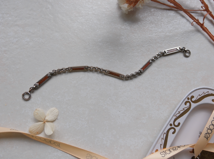 James Goldstone Watch-Chain Bracelet - Stone Cooper