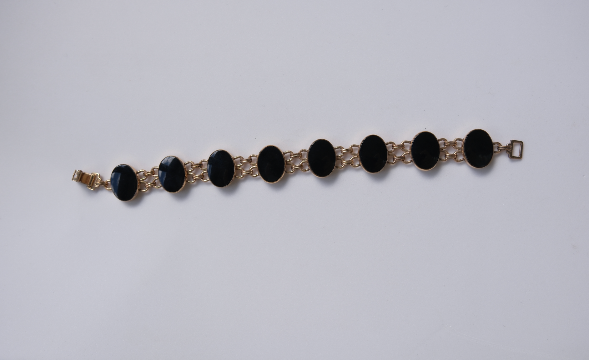 Wanda Double Onyx Bracelet - Stone Cooper
