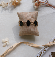 Wanda Double Onyx Bracelet - Stone Cooper