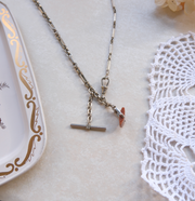 Lady Goldstone Spinner Fob, Albert Watch Chain Necklace - Stone Cooper